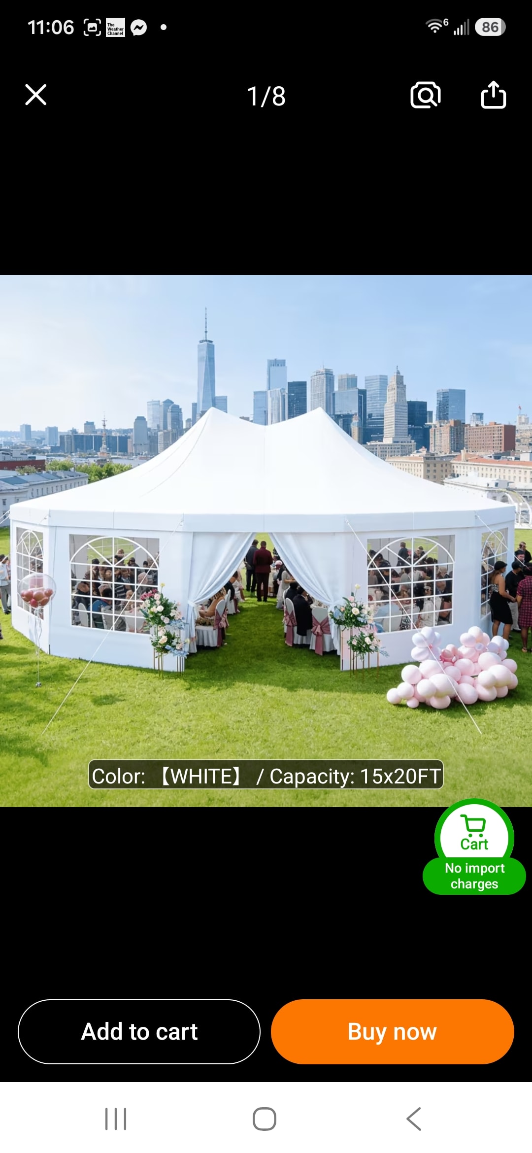 Corporate outdoor event
